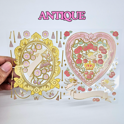 Full Deco Gold Foil Sticker Set