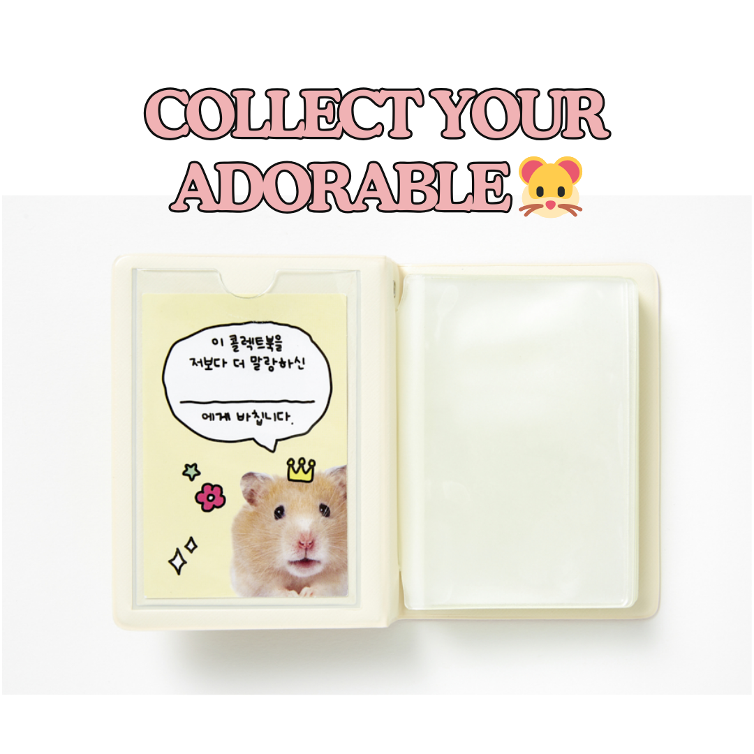 Hamster Mini Photo Album (40 Pockets)